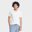 Men's Short Sleeve Performance Polo Shirt - Goodfellow & Co White