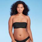 Women's Pull Over Bandeau Bikini Top - Wild Fable Black