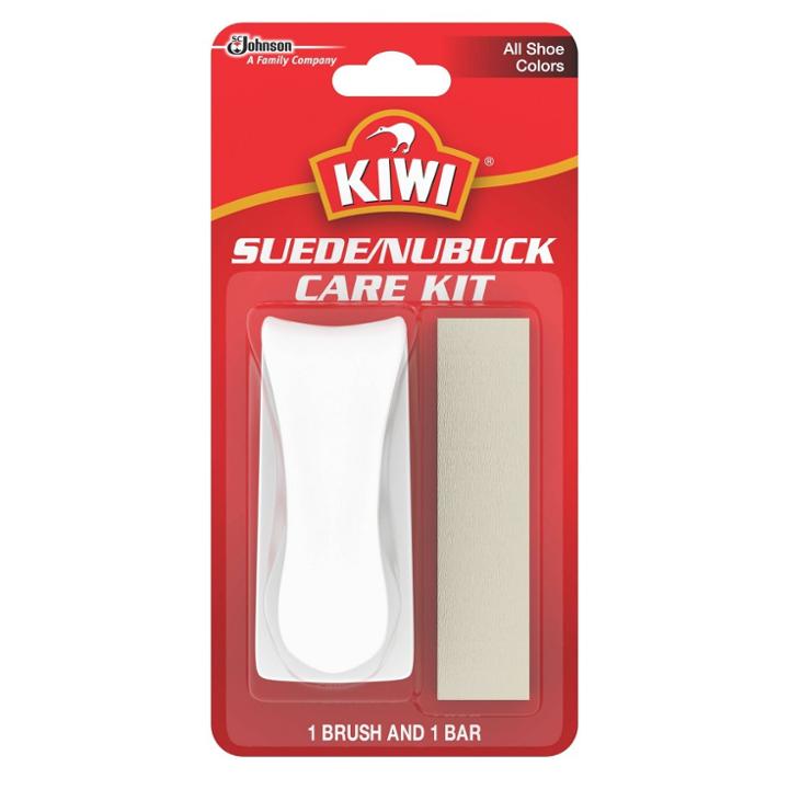 Kiwi Suede & Nubuck Shoe Care Kit, White