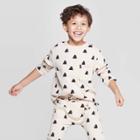 Toddler Boys' Long Sleeve 'mountain' Pocket T-shirt - Art Class Cream 3t, Boy's, White