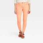 Women's High-rise Curvy Skinny Jeans - Universal Thread Orange