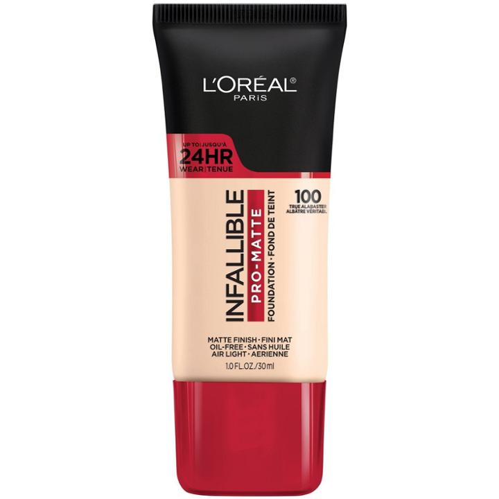 L'oreal Paris Infallible Pro-matte Foundation Normal/oily Skin - 100 True Alabaster