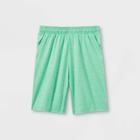 Boys' Soft Gym Shorts - All In Motion Heathered Green