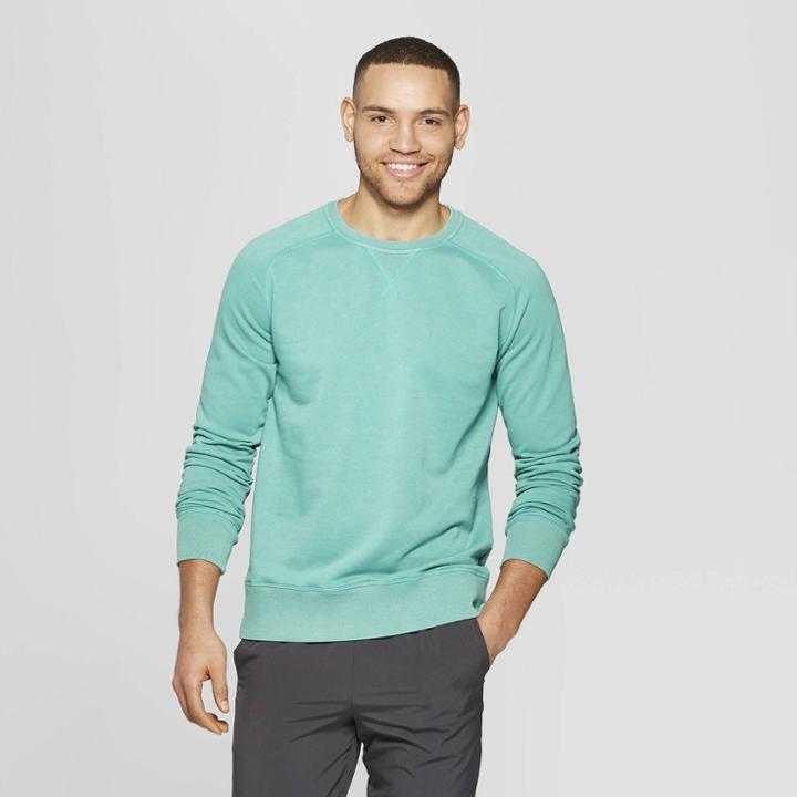 Men's Crewneck Sweatshirt - C9 Champion Foggy Ocean Teal