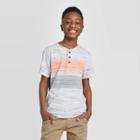 Petiteboys' Short Sleeve Stripe T-shirt - Cat & Jack Gray/orange