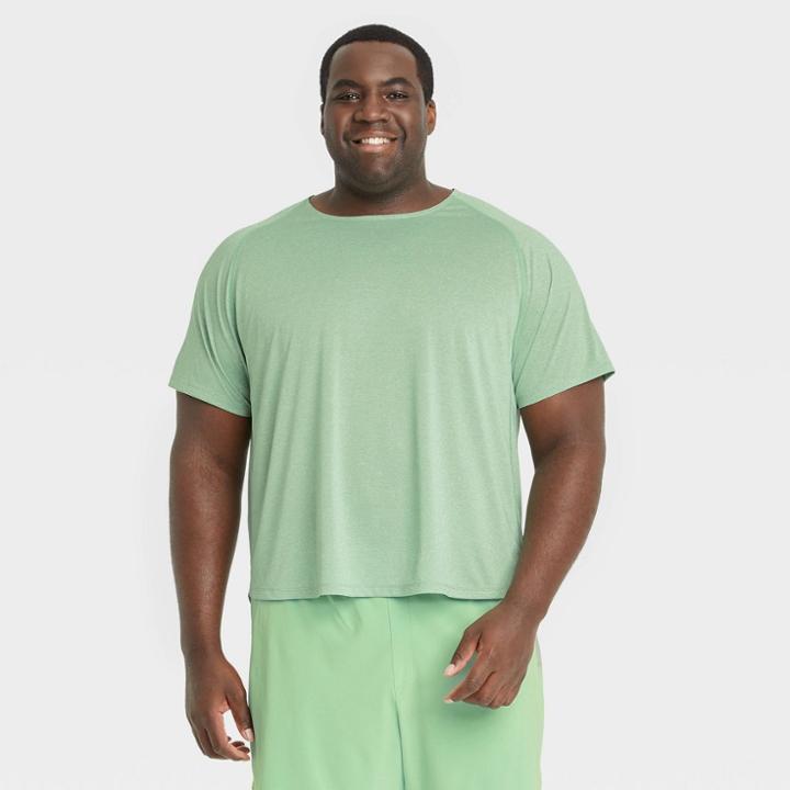 Men's Big & Tall All In T-shirt - All In Motion Green Heather