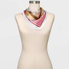 Women's Floral Print Scarf - A New Day Pink