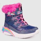 Girls' S Sport By Skechers Lilyana Zipper Winter Boots - Navy
