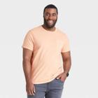 Men's Regular Fit Short Sleeve T-shirt - Goodfellow & Co Coral