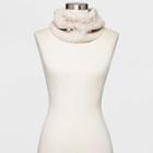 Women's Popcorn Cable Snood Scarf - Universal Thread Cream One Size, Ivory