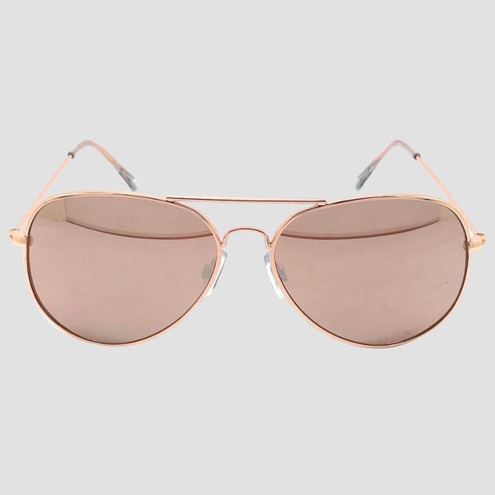 Target Women's Aviator Sunglasses With Rose Gold