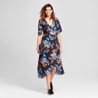 Eclair Women's Floral Midi Dress - Clair Navy