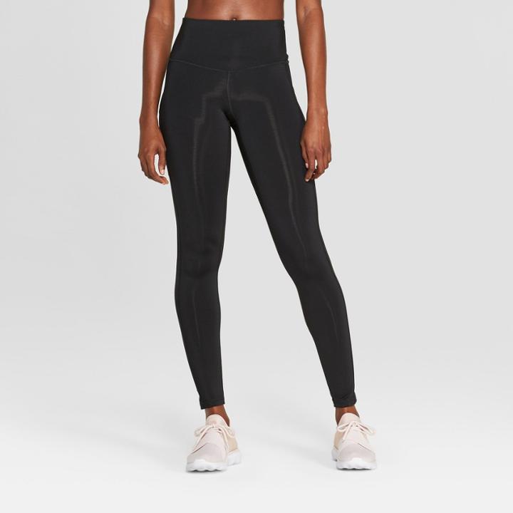 Women's Training High-waisted Leggings 28.5 - C9 Champion Black