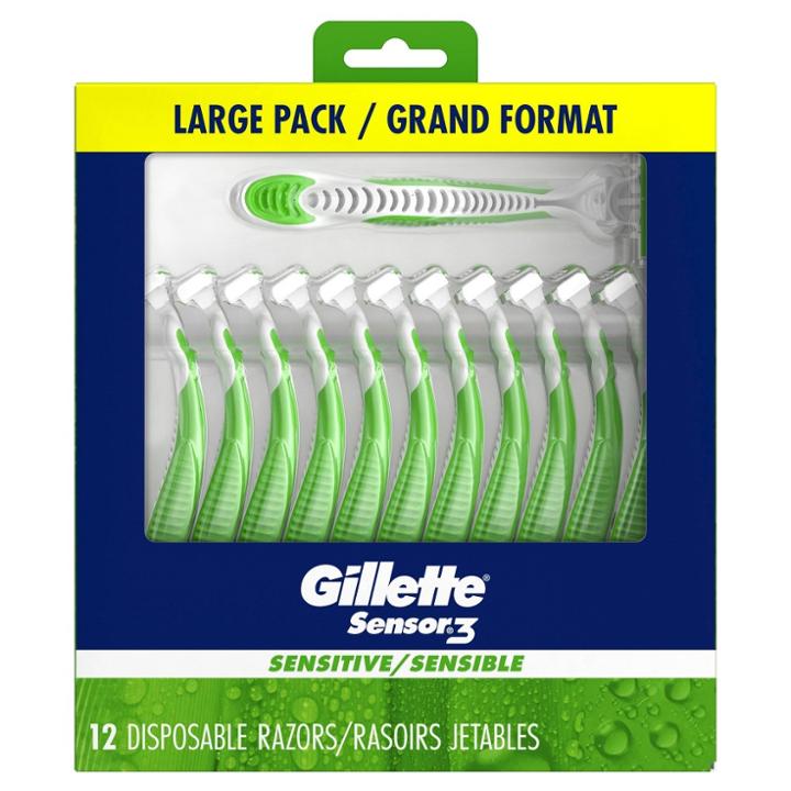 Gillette Sensor3 Sensitive Disposable Razors
