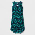 Women's Palm Print Open Back Dress - Genuine Kids From Oshkosh - Night