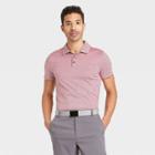 Men's Striped Polo Shirt - All In Motion Navy Pink