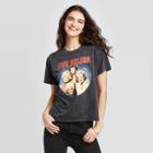 Women's The Golden Girls Short Sleeve Cropped T-shirt (juniors') - Black
