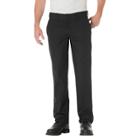 Dickies Men's Slim Straight Fit Lightweight Poplin Pants- Black