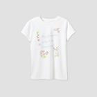 Girls' Short Sleeve 'my Favorite Subject Is Unicorns' Graphic T-shirt - Cat & Jack White
