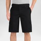 Dickies Men's Big & Tall Regular Fit Flex Twill 11 Cargo Shorts- Black