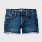 Plus Size Girls' Denim Shorts - Cat & Jack Dark Denim