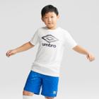 Umbro Boys' Logo Tech T-shirt - White