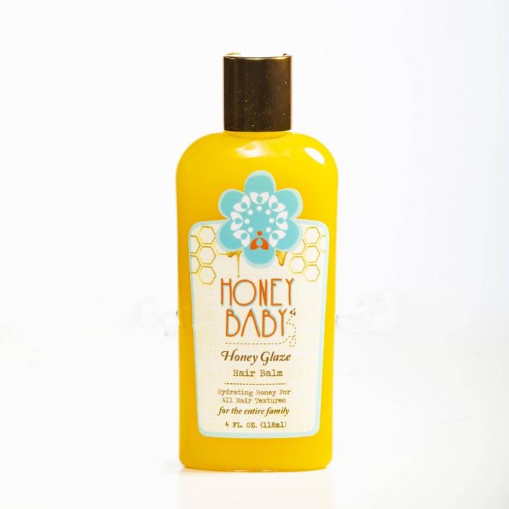 Honey Baby Naturals Honey Baby Honey Glaze Hair Balm - 4 Fl Oz, Adult Unisex