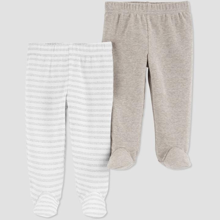 Baby 2pk Pull-on Pants - Just One You Made By Carter's Brown