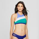 Women's High Neck Racerback Bikini Top - Joylab Blue