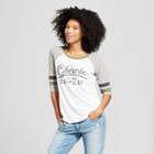 Women's Star Wars 3/4 Sleeve Chewie Is My Co-pilot Graphic T-shirt (juniors') White