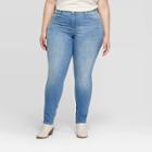 Target Women's Plus Size Mid-rise Skinny Jeans - Universal Thread Blue