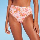 Kona Sol Women's High Leg High Waist Modern Coverage Bikini Bottom - Kona