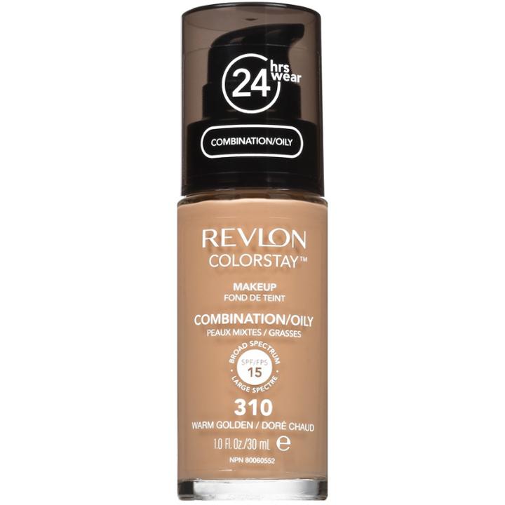 Revlon Colorstay Makeup For Combination/oily Skin With Spf 15 310 Warm Golden