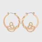 Gold Snake Hoop Earrings - Wild Fable Gold
