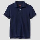 Boys' Interlock Uniform Polo Shirt - Cat & Jack Navy (blue)
