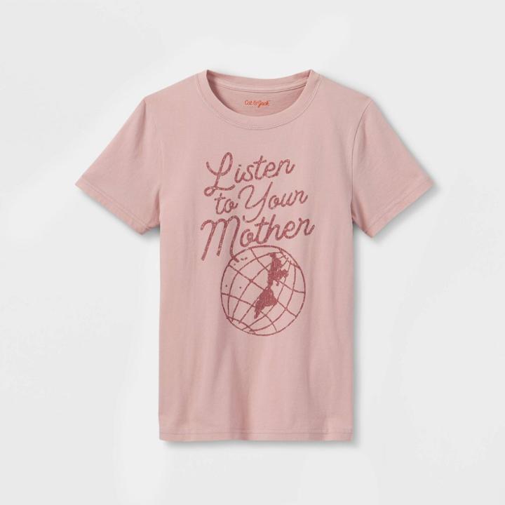 Kids' Short Sleeve Graphic T-shirt - Cat & Jack Purple