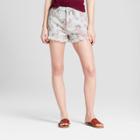 Women's Floral Print High-rise Jean Shorts - Mossimo Supply Co. Light Wash