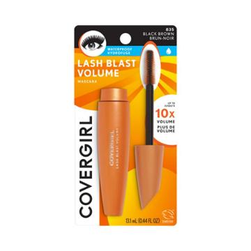 Covergirl Lashblast Volume Waterproof Mascara 835 Black Brown .44 Fl Oz