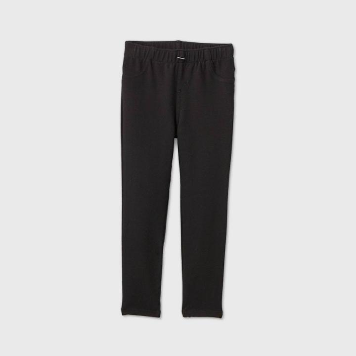 Toddler Girls' Fashion Pants - Cat & Jack Black