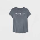 Maternity Short Sleeve Love To Love You Baby Graphic T-shirt - Isabel Maternity By Ingrid & Isabel Dark Gray