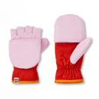 Kids' 4-7 Color Block Convertible Mittens - Lego Collection X Target Pink/red
