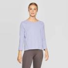 Women's Long Sleeve Woven Pieced Top - C9 Champion Light Purple Heather