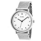 Simplify The 3200 Men's Stainless Steel Bracelet Watch - White