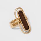 Dark Wood Stretch Rings - Universal Thread