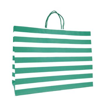 Spritz Large Stripes Vogue Gift Bag Green -