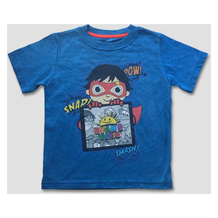 Toddler Boys' Ryan's World Short Sleeve T-shirt - Blue