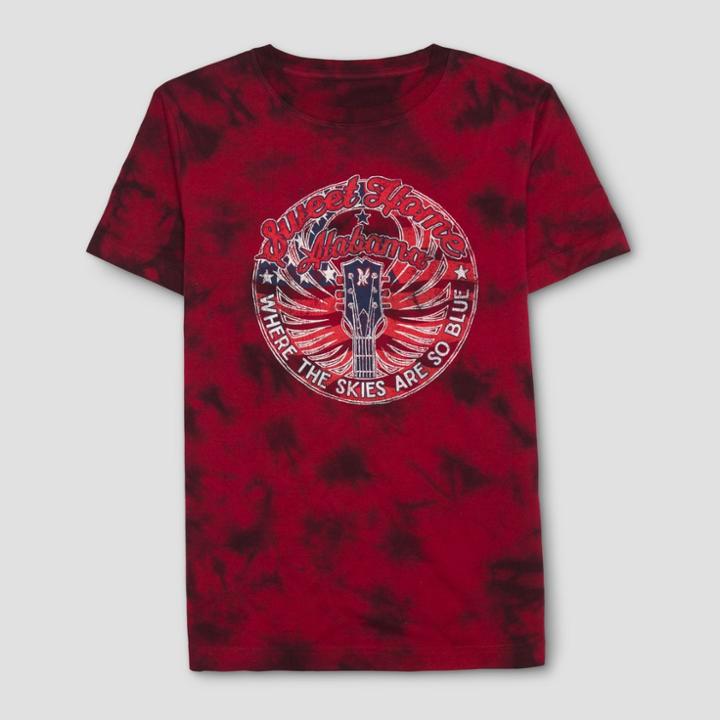 Lyric Culture Boys' Lynyrd Skynyrd Short Sleeve T-shirt - Red Rose