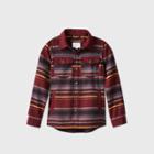 Men's Striped Shirt Jacket - Goodfellow & Co