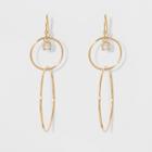 Double Ring Earrings - A New Day Gold