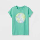Girls' 'love Your Mother' Short Sleeve Graphic T-shirt - Cat & Jack Green